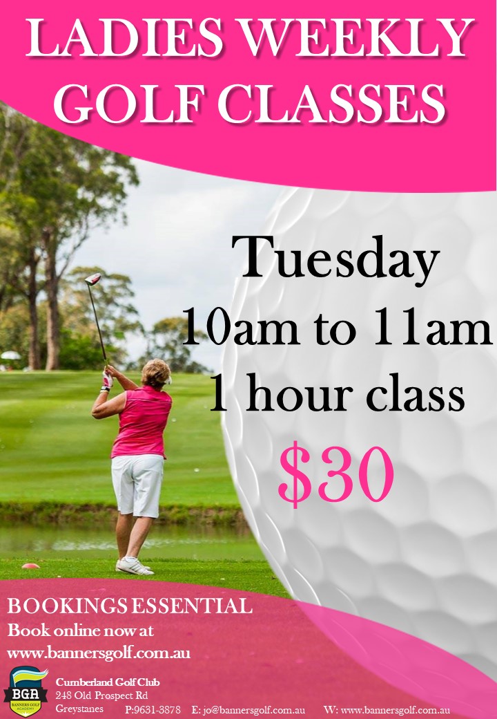 Ladies Golf Lessons Sydney Weekly Golf Coaching